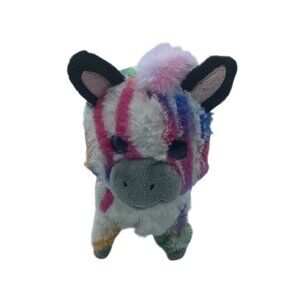 Kid Connection Miniature Electronic Walking Pet Rainbow Zebra, 6" Tall Toys